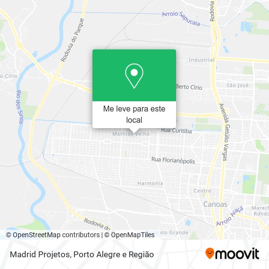 Madrid Projetos mapa