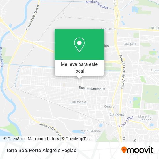 Terra Boa mapa