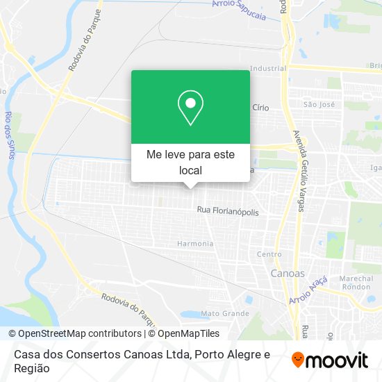 Casa dos Consertos Canoas Ltda mapa