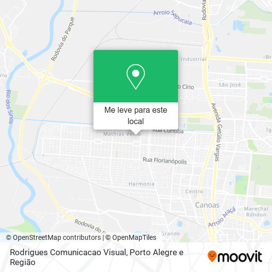 Rodrigues Comunicacao Visual mapa
