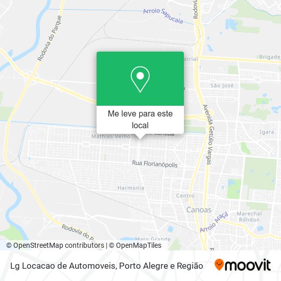 Lg Locacao de Automoveis mapa