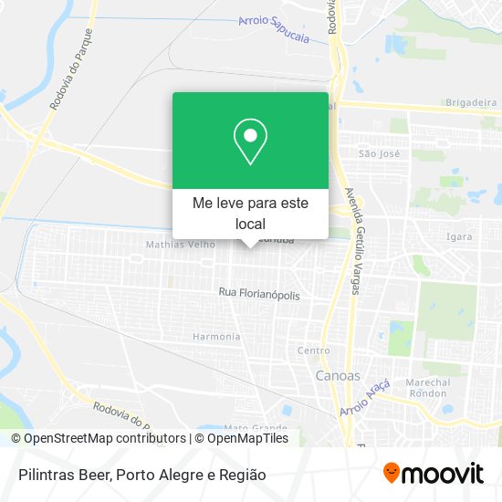 Pilintras Beer mapa