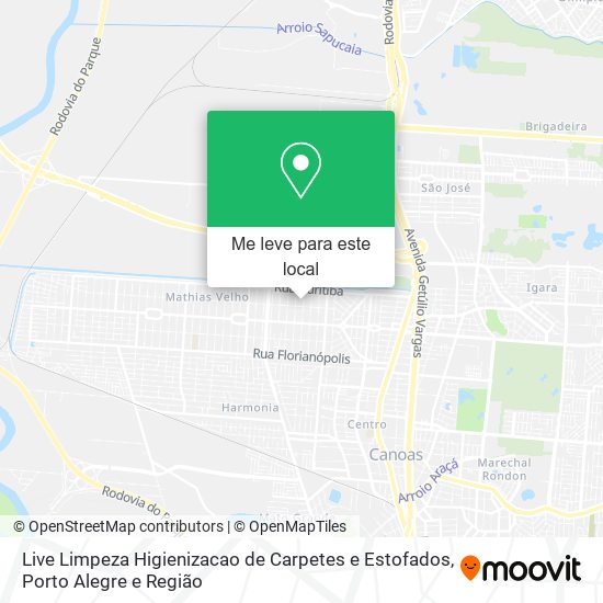 Live Limpeza Higienizacao de Carpetes e Estofados mapa