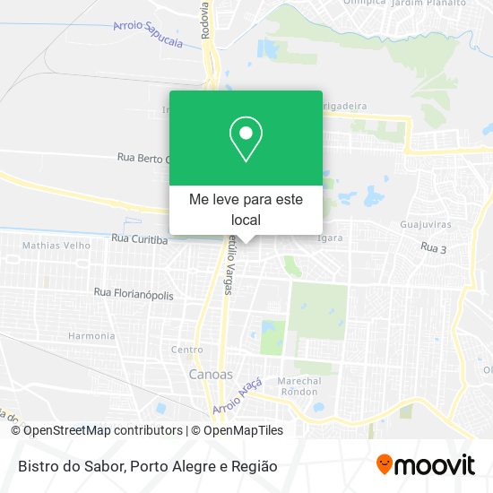 Bistro do Sabor mapa