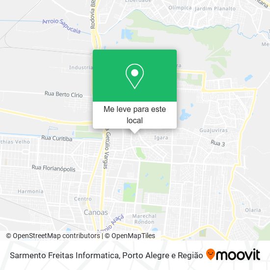 Sarmento Freitas Informatica mapa