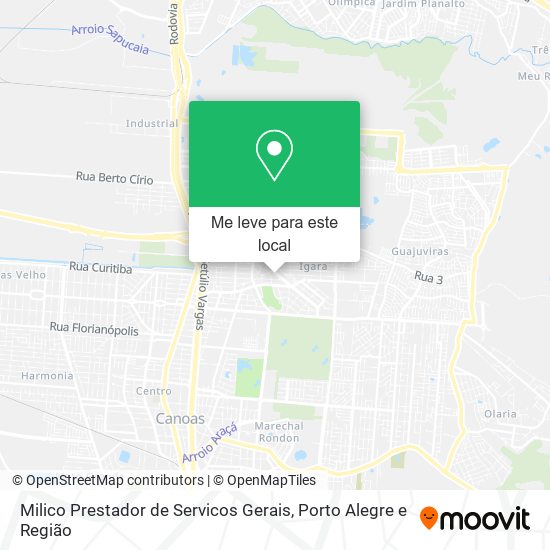 Milico Prestador de Servicos Gerais mapa