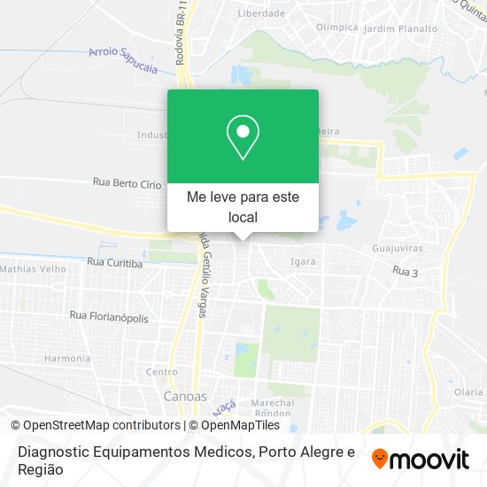 Diagnostic Equipamentos Medicos mapa