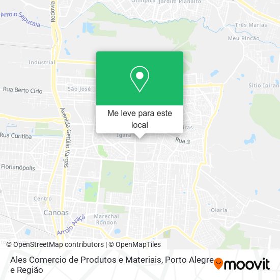 Ales Comercio de Produtos e Materiais mapa