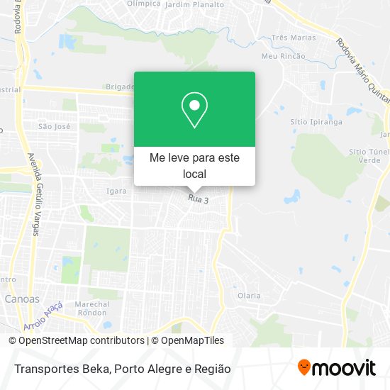 Transportes Beka mapa