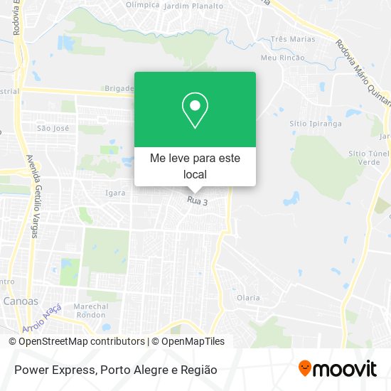 Power Express mapa