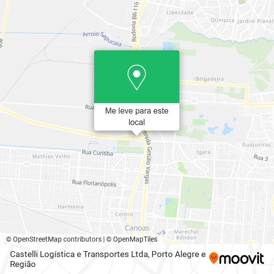 Castelli Logística e Transportes Ltda mapa