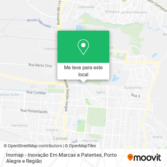 Inomap - Inovação Em Marcas e Patentes mapa