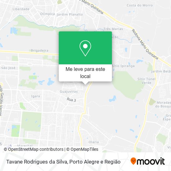 Tavane Rodrigues da Silva mapa