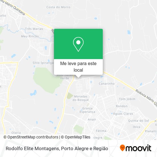 Rodolfo Elite Montagens mapa