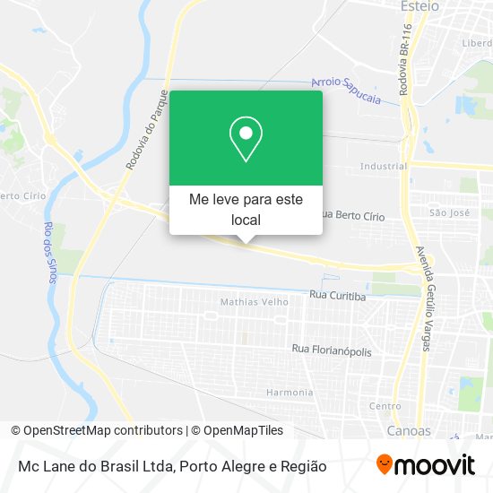 Mc Lane do Brasil Ltda mapa