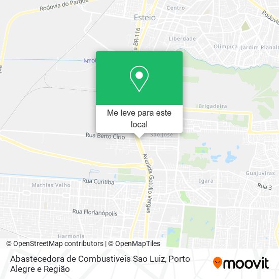Abastecedora de Combustiveis Sao Luiz mapa