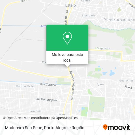 Madereira Sao Sepe mapa