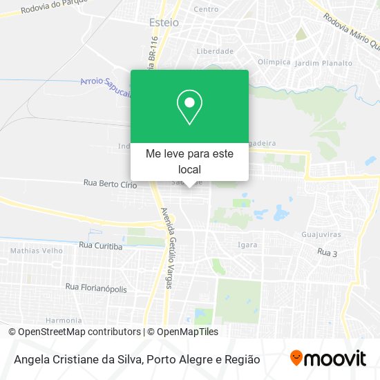 Angela Cristiane da Silva mapa