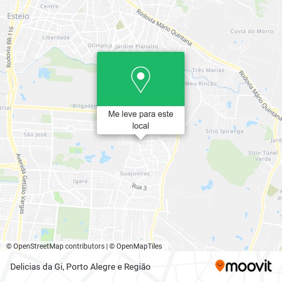 Delicias da Gi mapa