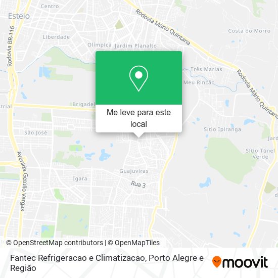 Fantec Refrigeracao e Climatizacao mapa