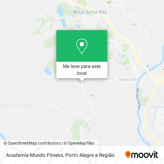 Academia Mundo Fitness mapa