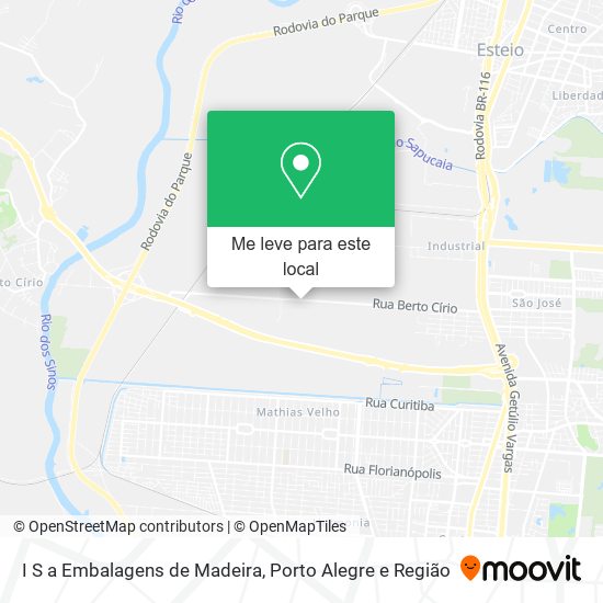 I S a Embalagens de Madeira mapa