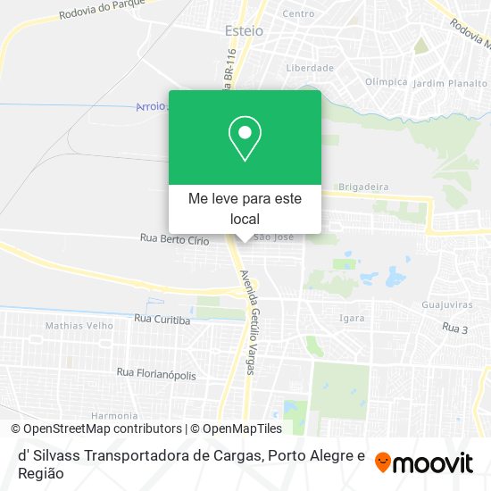 d' Silvass Transportadora de Cargas mapa