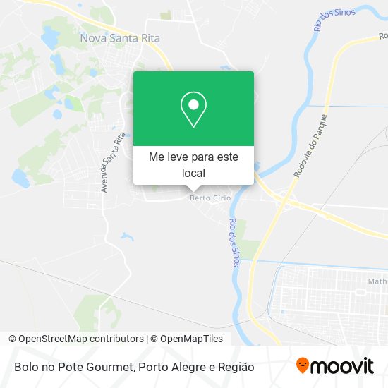 Bolo no Pote Gourmet mapa