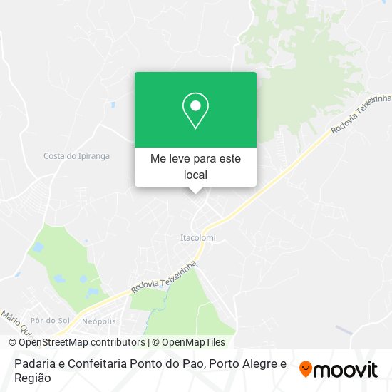 Padaria e Confeitaria Ponto do Pao mapa