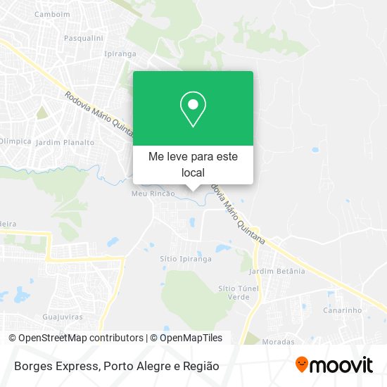 Borges Express mapa