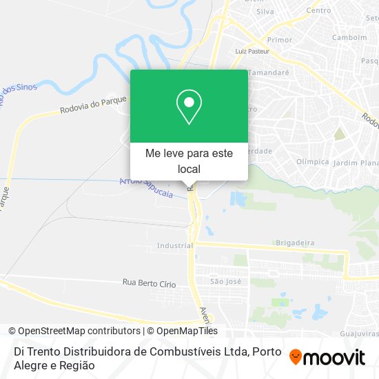 Di Trento Distribuidora de Combustíveis Ltda mapa