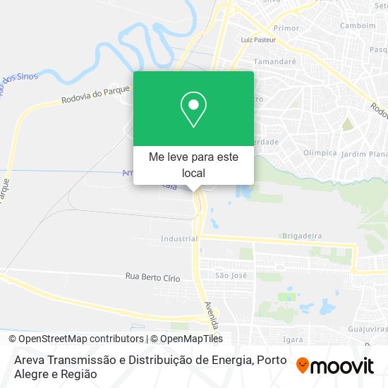 Areva Transmissão e Distribuição de Energia mapa