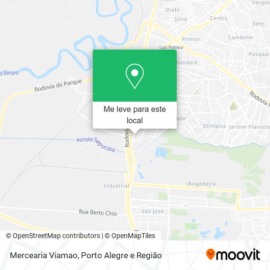 Mercearia Viamao mapa