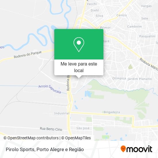 Pirolo Sports mapa