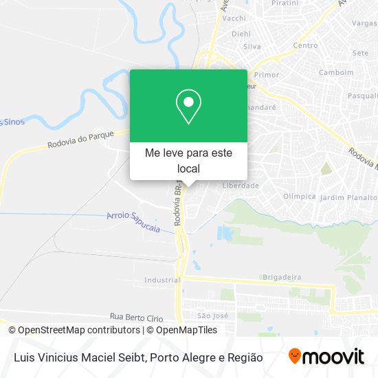 Luis Vinicius Maciel Seibt mapa