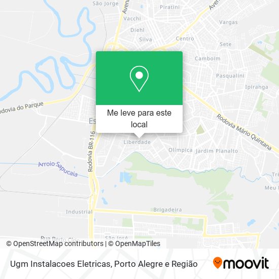 Ugm Instalacoes Eletricas mapa