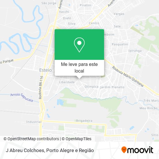 J Abreu Colchoes mapa