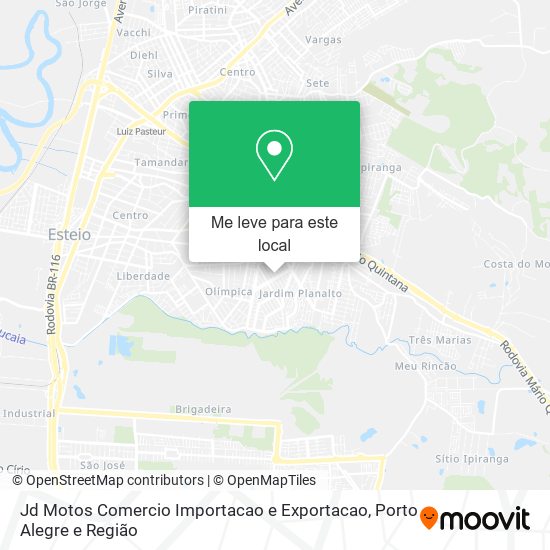 Jd Motos Comercio Importacao e Exportacao mapa