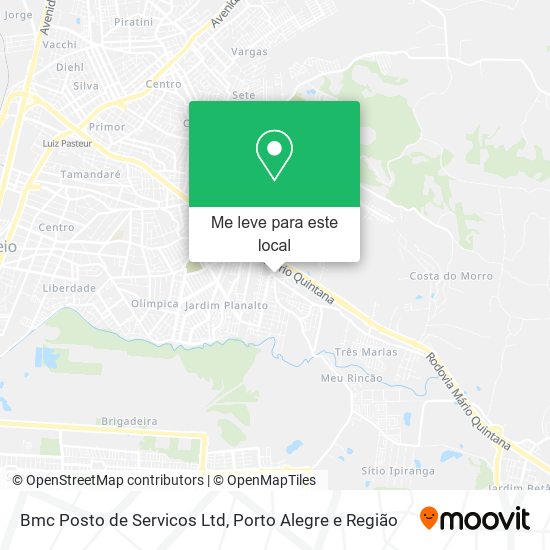 Bmc Posto de Servicos Ltd mapa