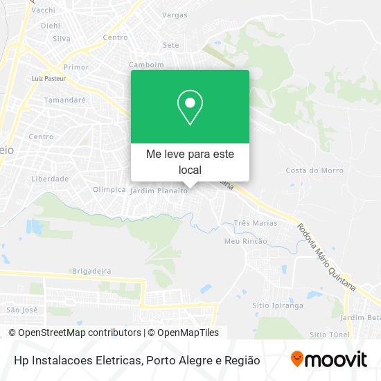 Hp Instalacoes Eletricas mapa