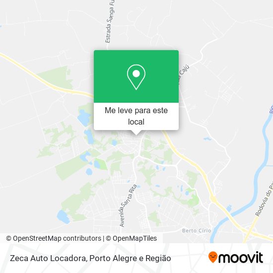 Zeca Auto Locadora mapa