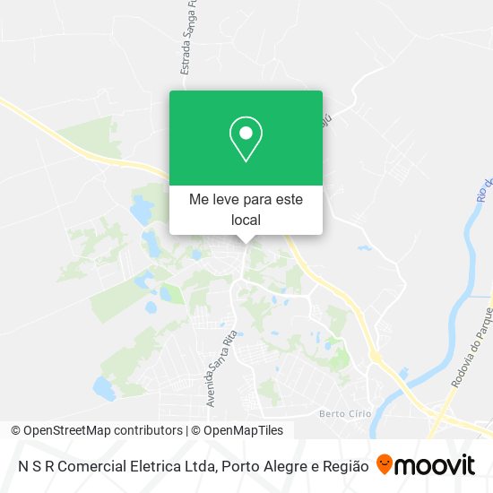 N S R Comercial Eletrica Ltda mapa