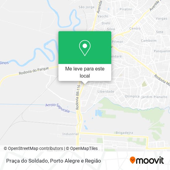 Praça do Soldado mapa
