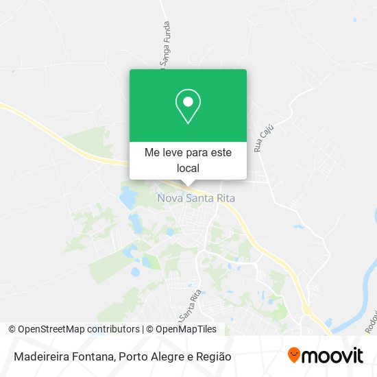 Madeireira Fontana mapa