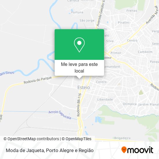 Moda de Jaqueta mapa