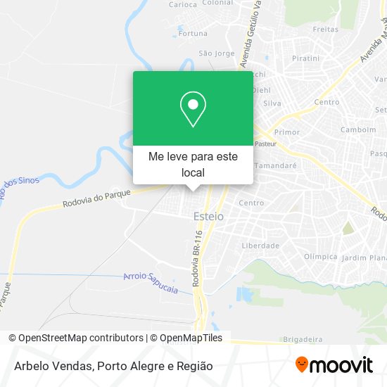 Arbelo Vendas mapa