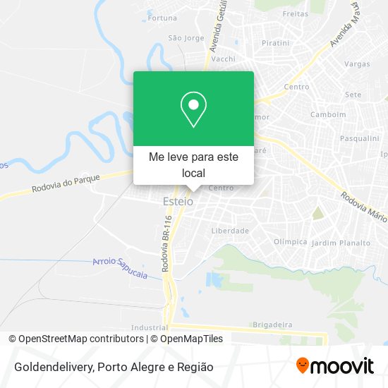 Goldendelivery mapa