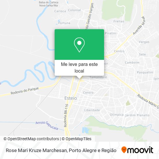 Rose Mari Kruze Marchesan mapa