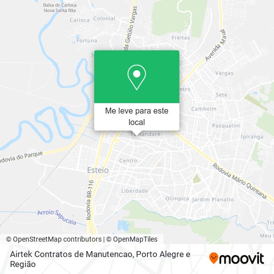 Airtek Contratos de Manutencao mapa