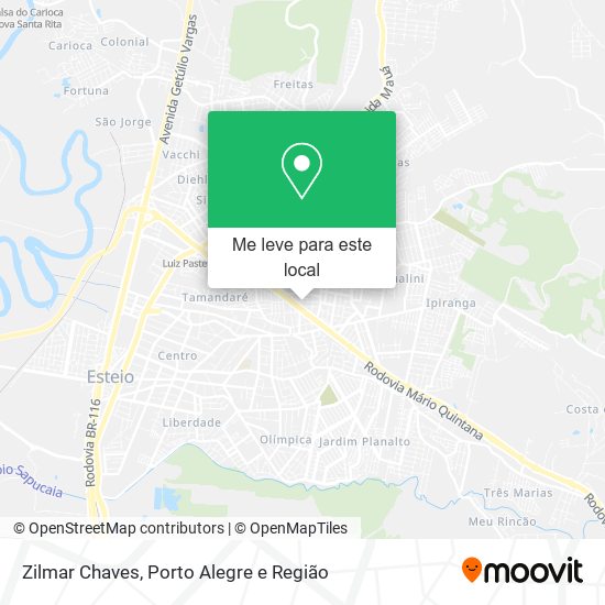 Zilmar Chaves mapa